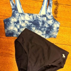 Abercrombie used girls 2 piece swimsuit